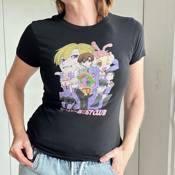 Anime Bundle of 2 T-shirts Small Crew neck black Casual Funimation - Picture 5 of 5